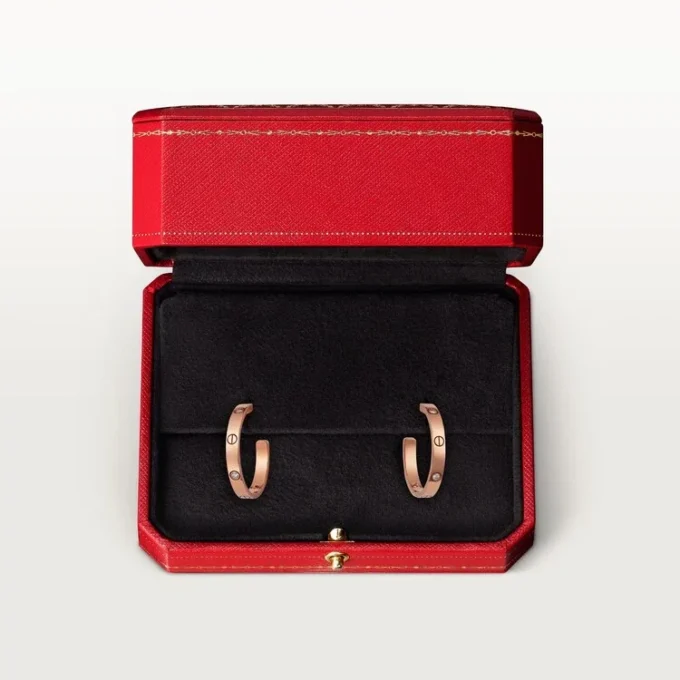 Cercei Love – Aur roz, Diamante – Cartier
