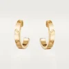 Cercei Love Hoop – Aur galben, model mic | Cartier Us