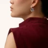 Cercei Love, multiwear, semi-pavés