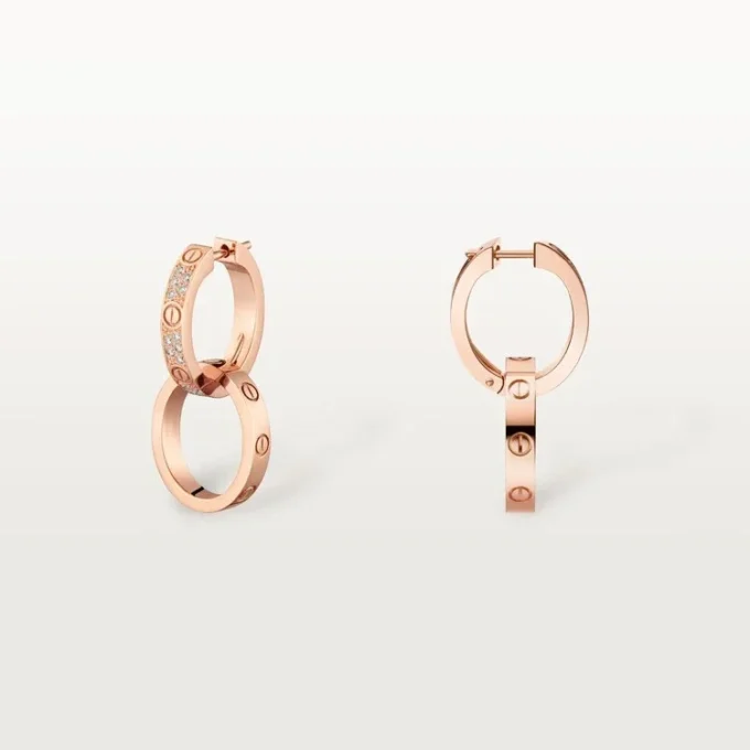 Cercei Love, multiwear, semi-pavés
