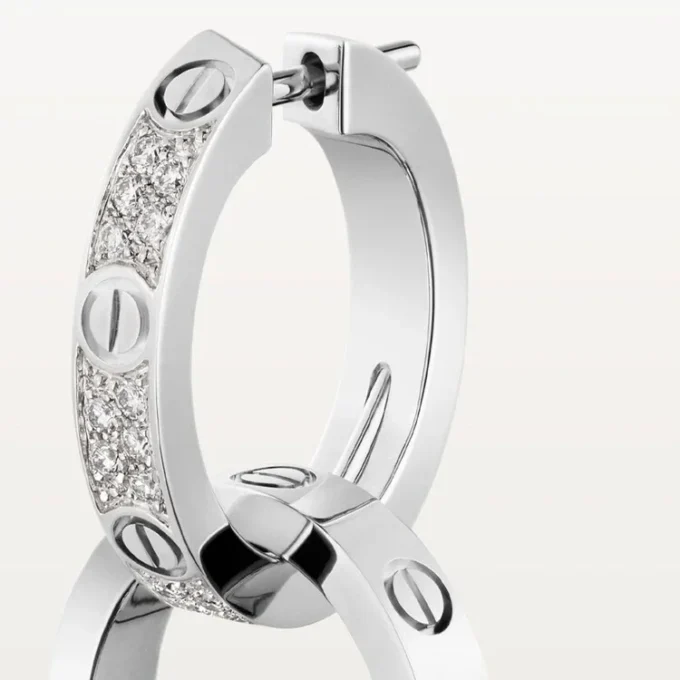 Cercei Love, multiwear, semi-pavés