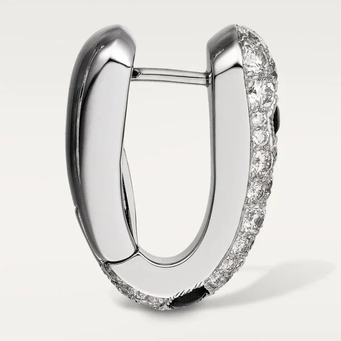 Cercei mici cu diamante Panthere, aur alb | Cartier Us