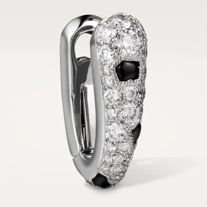 Cercei mici cu diamante Panthere, aur alb | Cartier Us
