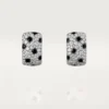 Cercei Panthere De Cartier – Aur alb, onix, diamante – Cartier