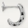 Cercei Panthere De Cartier – Aur alb, onix, diamante – Cartier