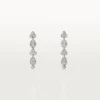 Cercei Pluie De Cartier – Aur alb, Diamante – Cartier