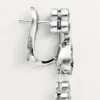 Cercei Pluie De Cartier – Aur alb, Diamante – Cartier