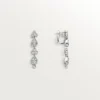 Cercei Pluie De Cartier – Aur alb, Diamante – Cartier