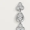 Cercei Pluie De Cartier – Aur alb, Diamante – Cartier