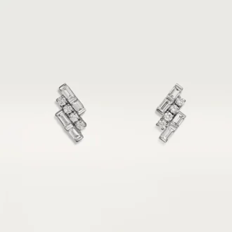 Cercei Reflection De Cartier – Aur alb, Diamante – Cartier