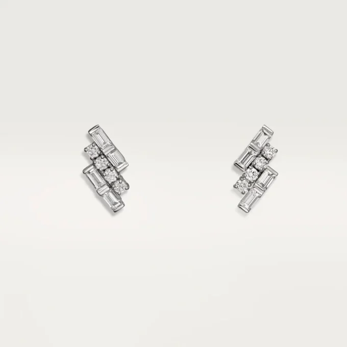 Cercei Reflection De Cartier – Aur alb, Diamante – Cartier