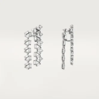 Cercei Reflection De Cartier – Aur alb, Diamante – Cartier