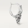 Cercei Reflection De Cartier – Aur alb, Diamante – Cartier