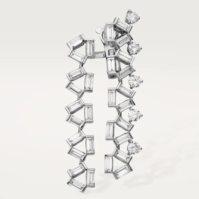 Cercei Reflection De Cartier – Aur alb, Diamante – Cartier