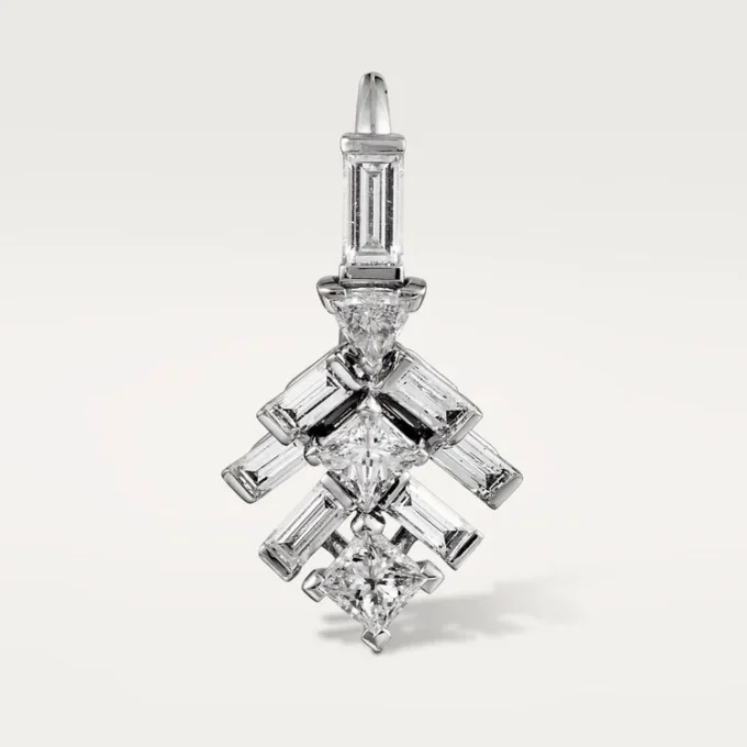 Cercei Reflection De Cartier – Aur alb, Diamante – Cartier