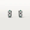 Cercei [Sur]Naturel – Aur alb, smaralde, onix, diamante – Cartier