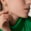 Cercei Trinity, diamante tăiate în stil briliant