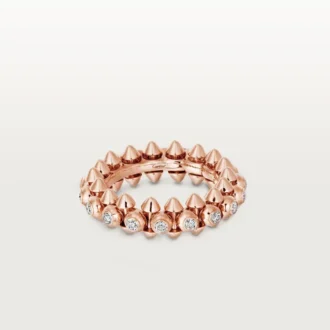 Clash De Cartier – Inel cu pavaj de diamante din aur roz | Cartier Us
