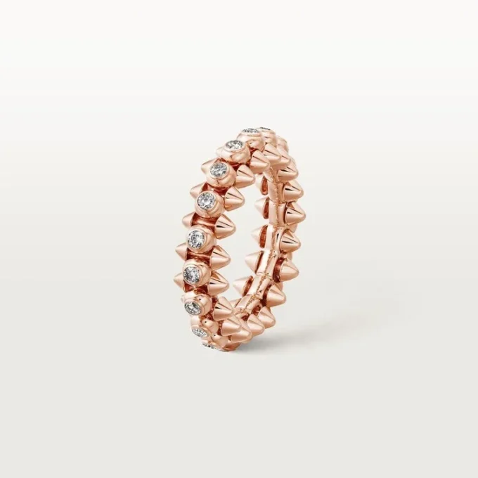 Clash De Cartier – Inel cu pavaj de diamante din aur roz | Cartier Us