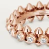 Clash De Cartier – Inel cu pavaj de diamante din aur roz | Cartier Us