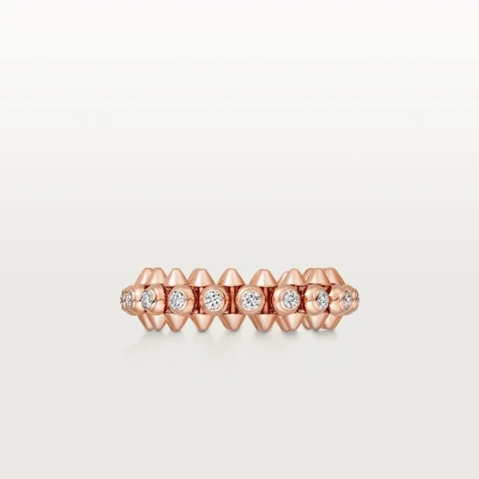 Clash De Cartier – Inel cu pavaj de diamante din aur roz | Cartier Us