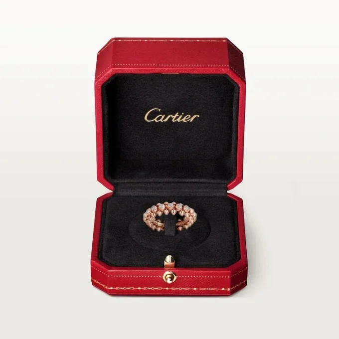 Clash De Cartier – Inel cu pavaj de diamante din aur roz | Cartier Us