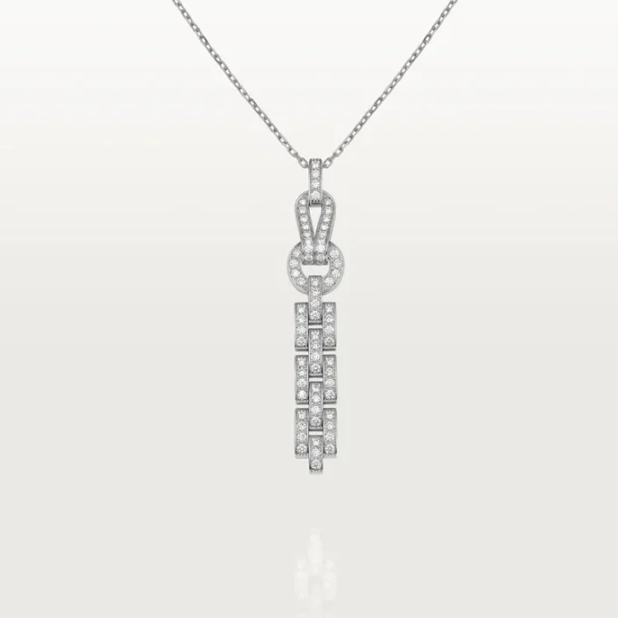 Colier Agrafe – Aur alb, Diamante – Cartier Colier Agrafe – Aur alb, Diamante – Cartier