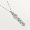 Colier Agrafe – Aur alb, Diamante – Cartier Colier Agrafe – Aur alb, Diamante – Cartier