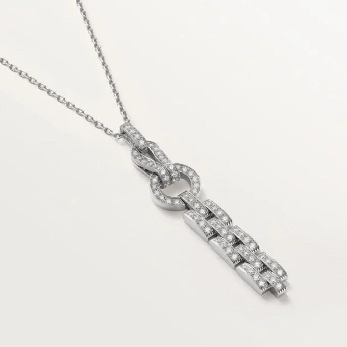 Colier Agrafe – Aur alb, Diamante – Cartier Colier Agrafe – Aur alb, Diamante – Cartier