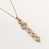 Colier Agrafe – Aur roz, Diamante – Cartier Colier Agrafe – Aur roz, Diamante – Cartier