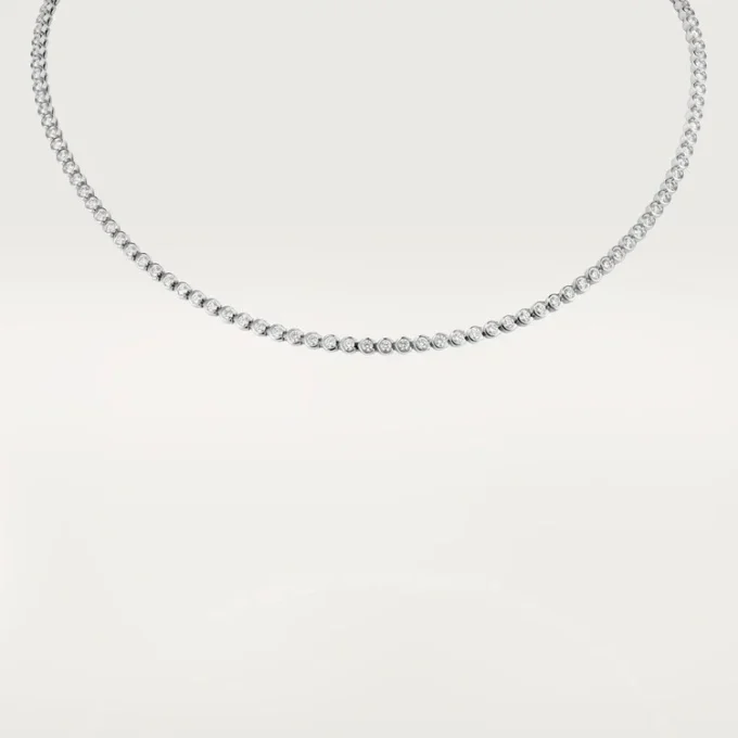 Colier C De Cartier – Aur alb, Diamante – Cartier Colier C De Cartier – Aur alb, Diamante – Cartier