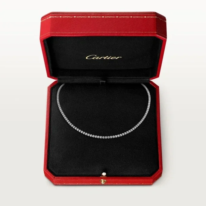 Colier C De Cartier – Aur alb, Diamante – Cartier Colier C De Cartier – Aur alb, Diamante – Cartier