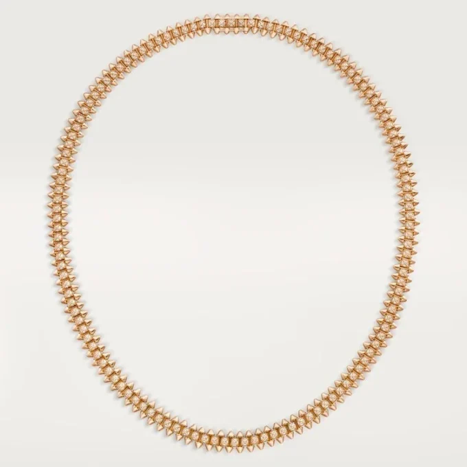 Colier Clash De Cartier, flexibil, model mic, pavat