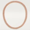 Colier Clash De Cartier, flexibil, cu două rânduri, pavat
