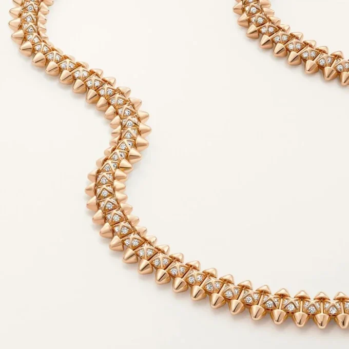 Colier Clash De Cartier, flexibil, model mic, pavat