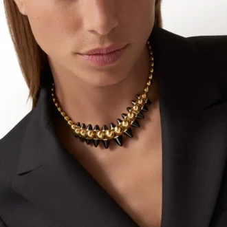 Colier Clash De Cartier, flexibil, model extra-mare, onix