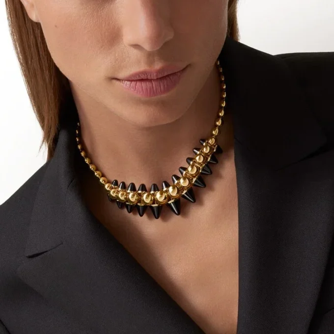 Colier Clash De Cartier, flexibil, model extra-mare, onix