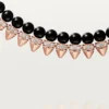 Colier Clash De Cartier, flexibil, onix, model extra-mare, diamante