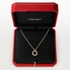 Colier cu lanț Trinity cu diamante din aur tricolor | Cartier Us