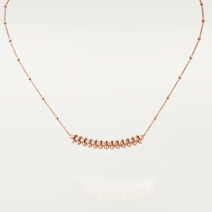Colier cu pandantiv Clash De Cartier – Aur roz, mic | Cartier Us