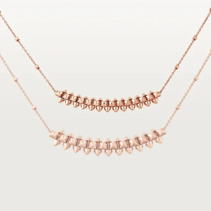 Colier cu pandantiv Clash De Cartier – Aur roz, mic | Cartier Us