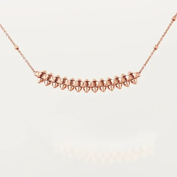 Colier cu pandantiv Clash De Cartier – Aur roz, mic | Cartier Us