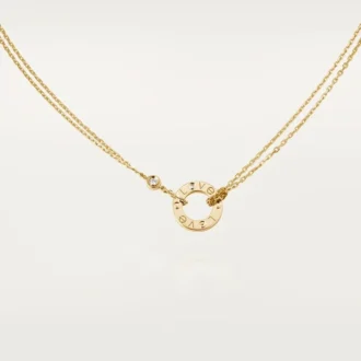 Colier cu pandantiv Love Diamond, aur galben | Cartier Us