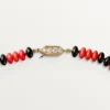 Colier de înaltă bijuterie – Aur roz, Coral, Onyx, Lac negru, Diamante – Cartier