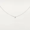 Colier Diamants Legers, Lm – Aur alb, Diamant – Cartier