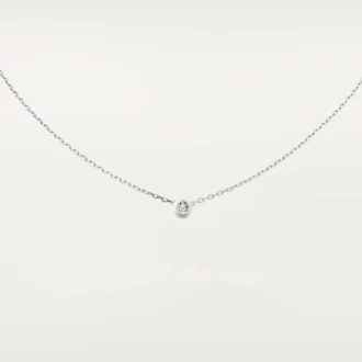 Colier Diamants Legers, Lm – Aur alb, Diamant – Cartier