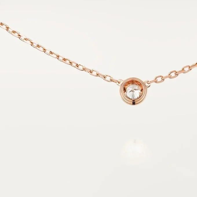 Colier Diamants Legers, Lm – Aur roz, Diamant – Cartier