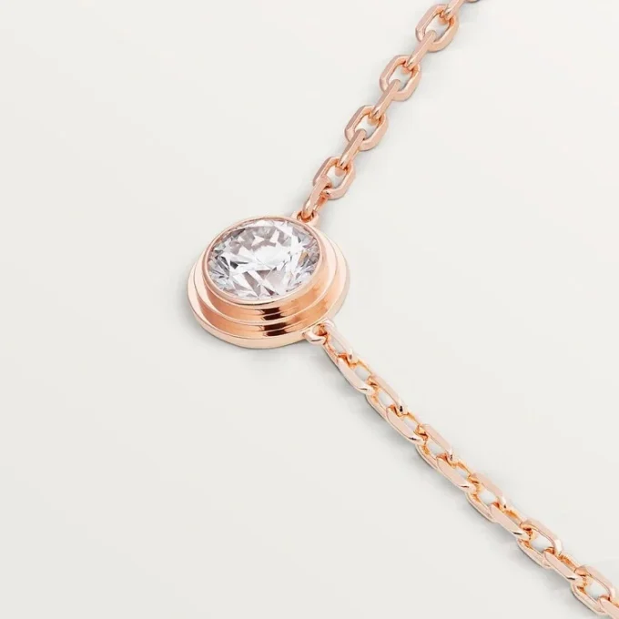Colier Diamants Legers, Lm – Aur roz, Diamant – Cartier