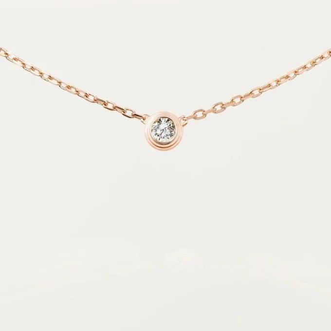 Colier Diamants Legers, Lm – Aur roz, Diamant – Cartier