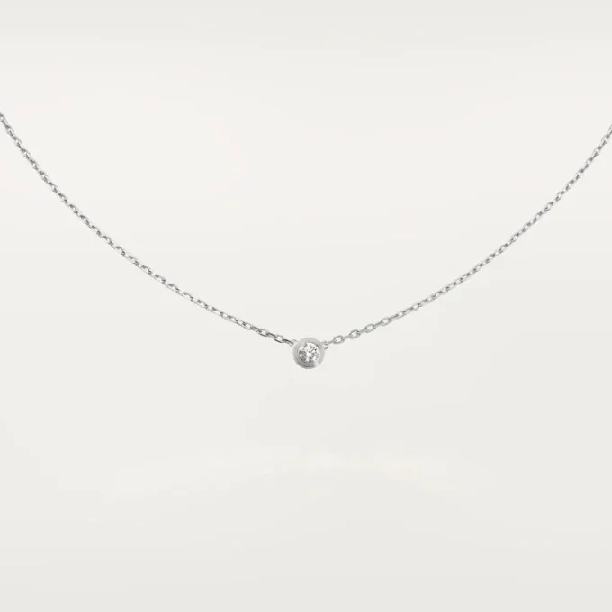 Colier Diamants Legers, Sm – Aur alb, Diamant – Cartier